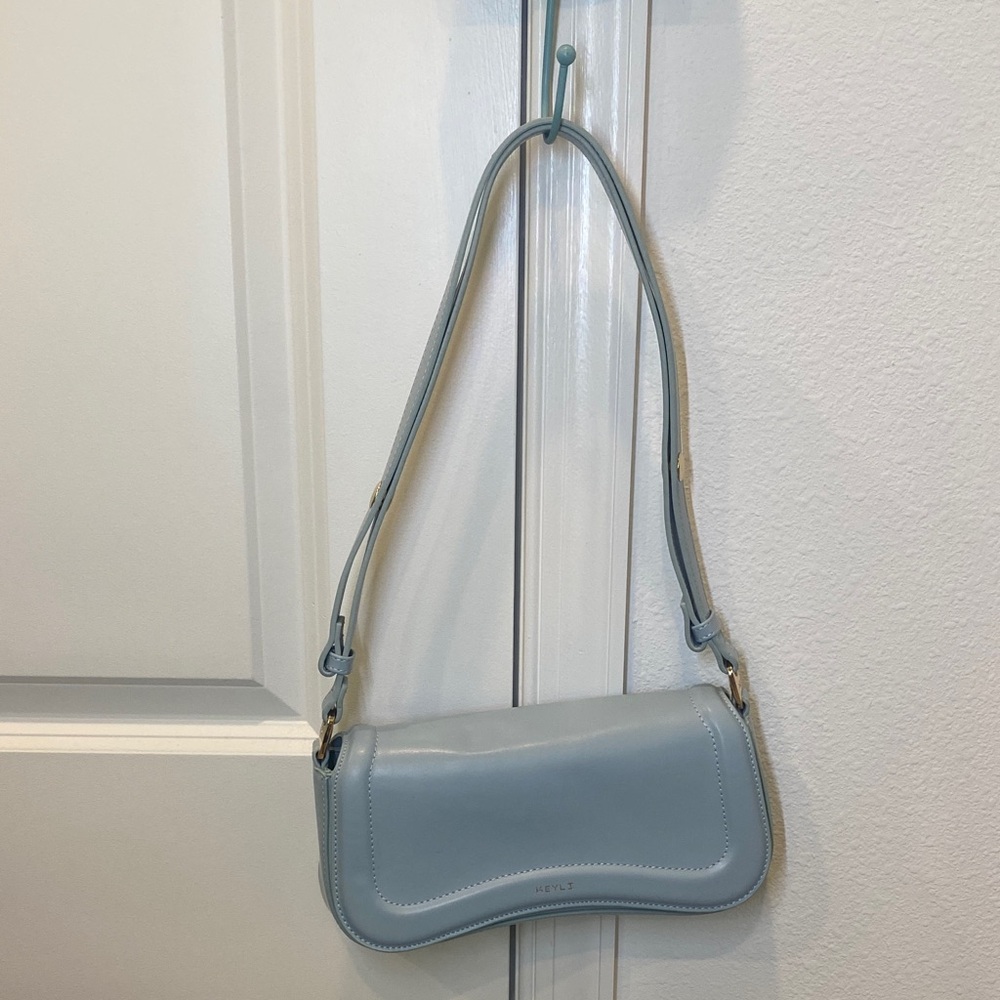 Keyli bag. Stylish Light Blue Women's Shoulder Bag